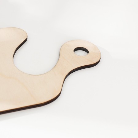 Cutting board 40x16x0.4cm, decorative-2