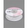 The tape is decorative, repression "openwork flowers", 25 mm × 9.1 ± 0.5 m, white color