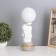 Table lamp "Cosmonaut with moon" 1x40W E14 white/gold 12.5x12.5x33cm