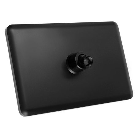 Set of shower League Zein Z3554, upper on the hinge, rectangular, black-4