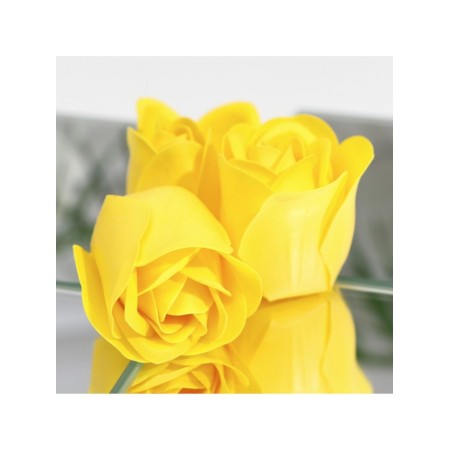 Soap roses, yellow, set of 3 pcs.-6