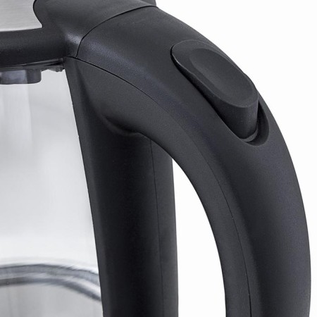 Electric kettle KitFort KT-619, glass, 1.7 l, 2200 watts, auto shutdown, silver-3