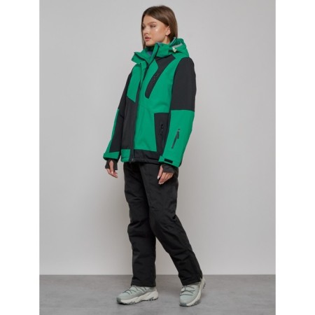 Ski suit female, size 54, green color-1