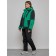 Ski suit female, size 54, green color