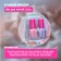 Set of native nail varnishes