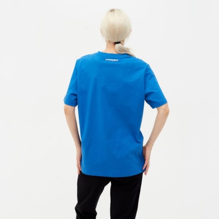 President T -shirt Sports. Figure skating, size, l, blue color-10