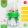 Nibbler "Yvonyanatina" with silicone mesh, green color