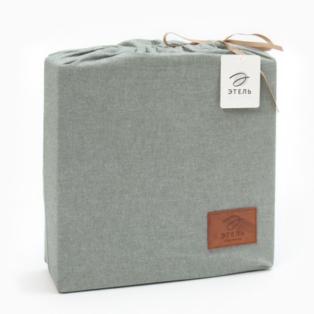 Denim 1.5 SP, 155x210cm bedding, 160x240cm, 50x70-2pcs, olive color, greedy cotton, 140g/-5