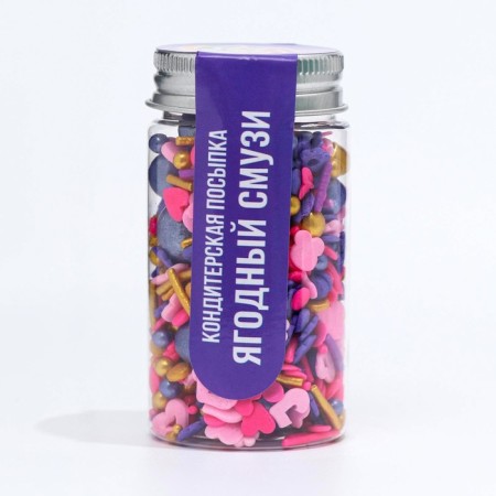 Confectionery Sprinking "Berry Smoothie", 50 g-1