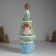 Souvenir Ceramics Light "Gingerbread Christmas tree with cookies" Green 10x10x31 cm