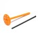 Dowel tundra, for insulation, with plastic nails, 10x160 mm, 50 pcs