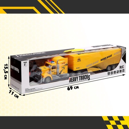 Radio -controlled truck "Fur", works on batteries, lighting effects, mix-11