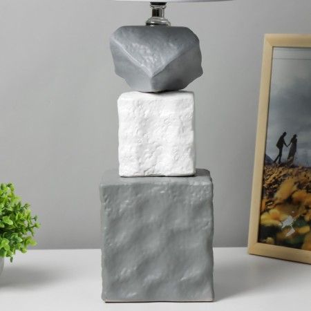 Board lamp Stone E14 40W gray 22x22x56 cm Risalux-4