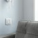 Switch W1122061, two -key, passing, white matte