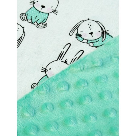 Pregnant for pregnant women anatomical, size 72 × 340 cm, bunny, mint-1