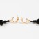 Earrings Metal "Brill" four -leafer, color gold