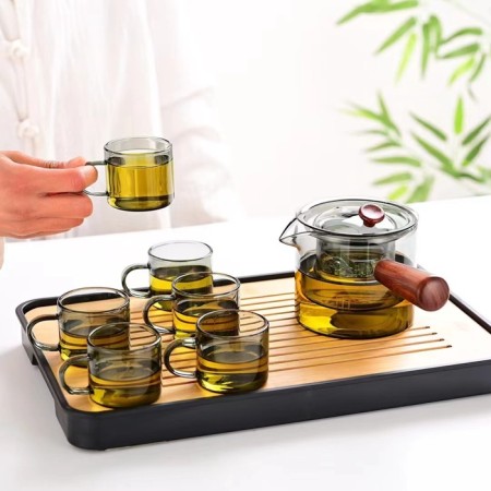 A set for the tea ceremony 9 items, for 6 people, a cup, a kettle, an hour-1