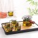 A set for the tea ceremony 9 items, for 6 people, a cup, a kettle, an hour