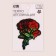 Thermal appliance "rose", with sequins, 9 × 5 cm, red color