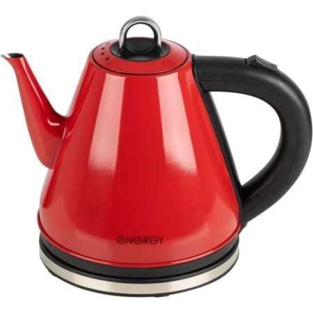 Electric kettle, Energy E-263, metal, 1.2 l, 950 watts, red-2