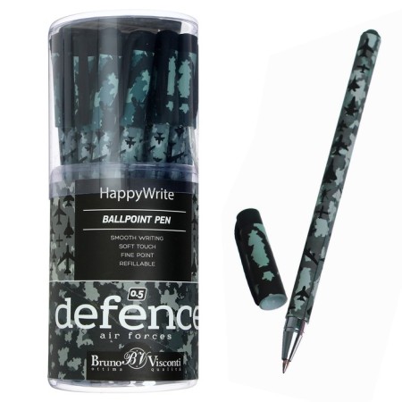 Ballic Happywrite handle "Military Pattern. Samole", 0.5 mm, blue ink