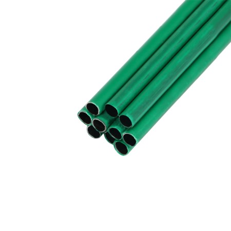 Pegs for garter plants, h = 150 cm, d = 1 cm, metal, green, greengo-2