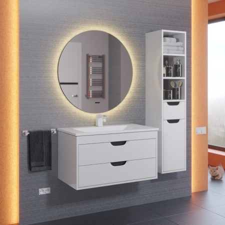 Mirror Uperwood Modul 80x80, contactless sensor, anti -recovery, warm backlight