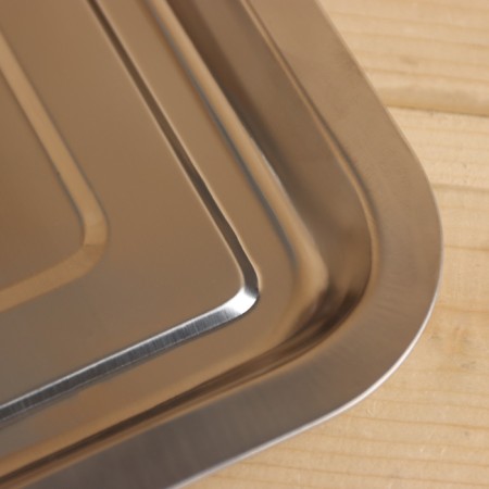 Substantine Patron for Salt Briket, Stainless Steel, 27x20cm-2