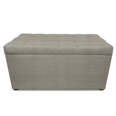 Puff with a lid and weighting, 800 × 400 × 420 mm, Bahama plus mattress, Sand color-3