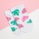 Women's socks shortened kaftan "leaves" r. 36-39 (23-25 ​​cm)