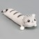 Soft toy "cat", 60 cm, gray color