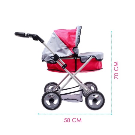 Stroller for dolls, metal frame, universal-6