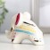 Souvenir Ceramics "Elephant with a zigzag on the ears" Color spots 7x4.2x9.8 cm