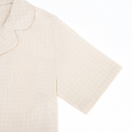 Female pajamas (shirt, shorts) minku: Home Collection Beige color, size 52-7