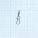 Furder equipment X-Feeder Symmetric loop, 0.35 mm, carbine No. 6, hook No. 8, 100 g