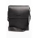 Bag Cross-Body Men, genuine leather de-gosa black, 22x6x27 cm