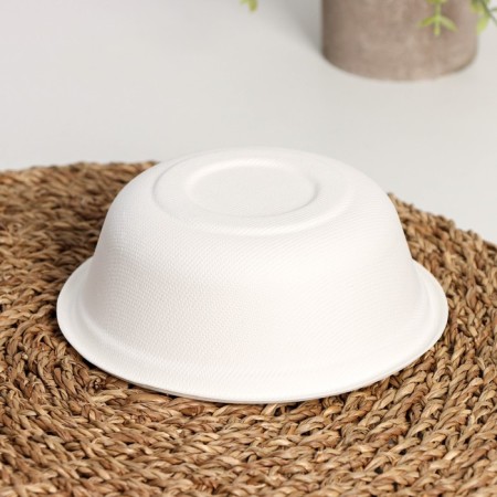 Supova plate ECO, 500 ml, d = 15.5 cm, sugarcane, 50 pcs/units.-2