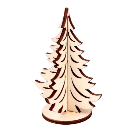 Model made of wood "Christmas tree No. 5"
