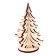 Model made of wood "Christmas tree No. 5"