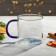 Glass mug "Snowflakes", 350 ml