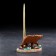 Souvenir with a handle "Bear", Selenite, Minerals 12x7 cm