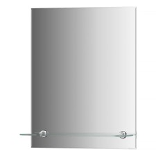 Зеркало Evoform, с фацетом, полочкой, 40х50 см