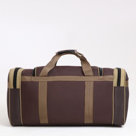Road bag with lightning, long belt, brown color-1