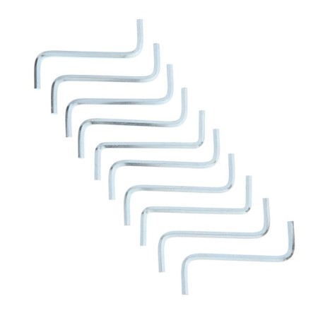 The key furniture tundra, hexagonal S-shaped, steel 45, 4 mm, 10 pcs.-1