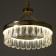 Olyan chandelier LED 60W 3 modes gold 46.5x4x4x30 cm Bayerlux