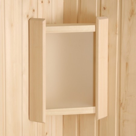 Lampshade wooden corner, white glass