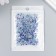 Glass bead 12/0 "cylinder. Blue-blue melange" 10 g