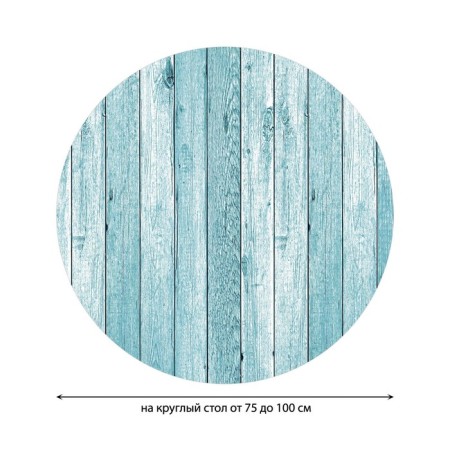 Round tablecloth on an elastic band, size 120x120 cm-1
