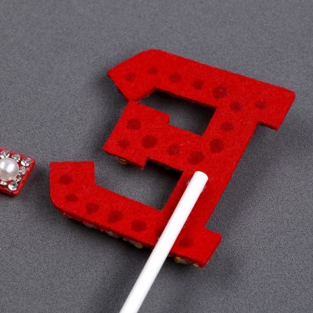 Love decoration set, red color-3
