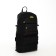 Tourist backpack on lightning, with an increase, 6 outer pockets, black color